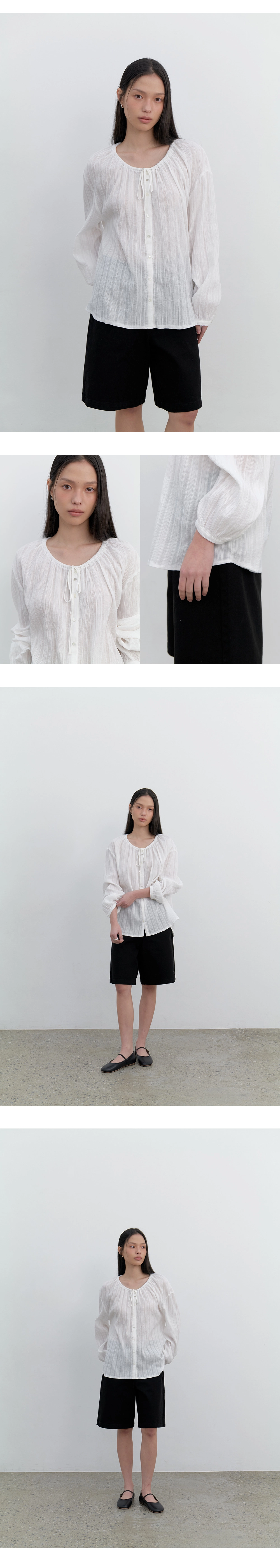 [주리 착용] Lilys string blouse_2colors