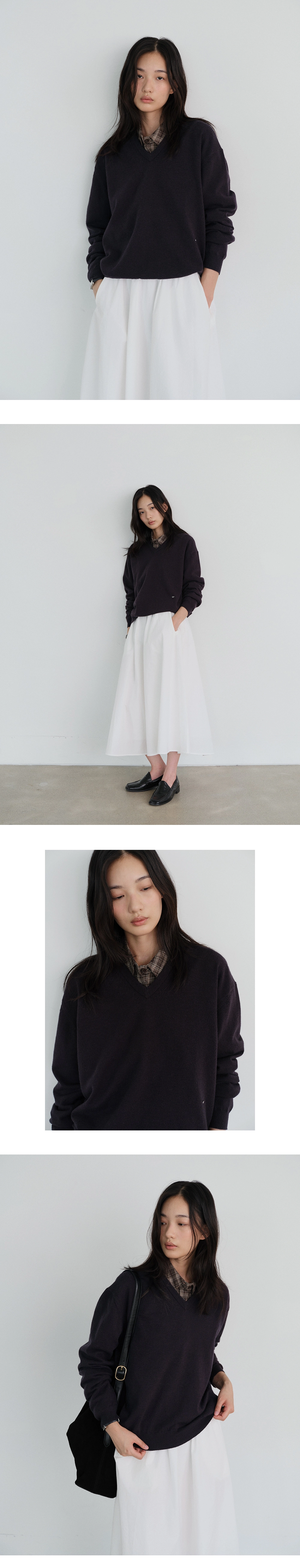 [9차 리오더][뉴컬러 추가] Washable V-neck knit_6colors