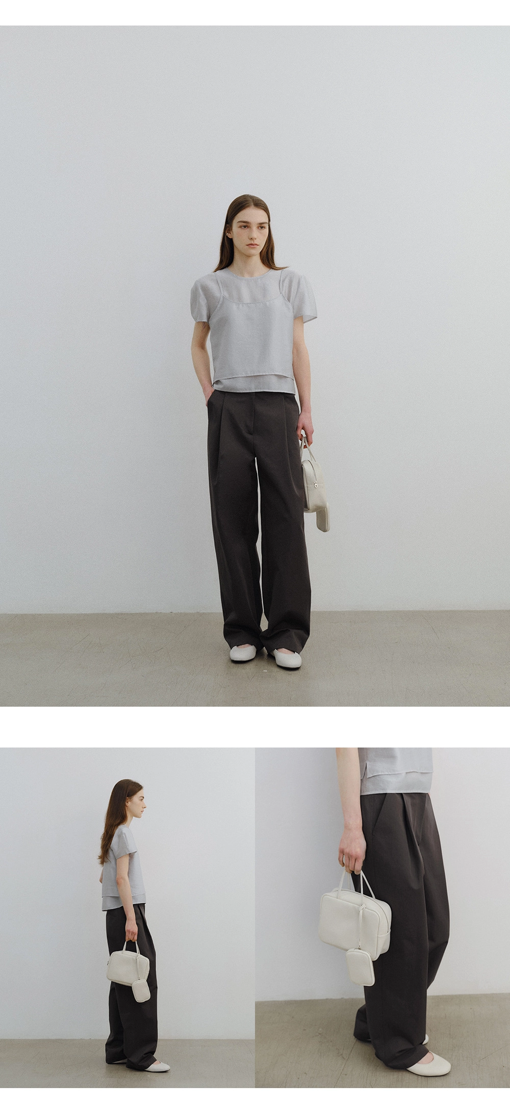 [김가훤 PICK!] [8차 리오더] [박소령 착용] Square top handle bag_2color