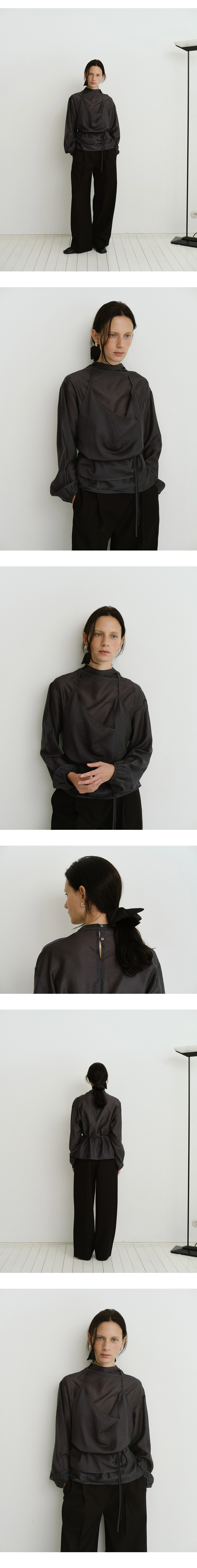 Toffee layered blouse_2colors