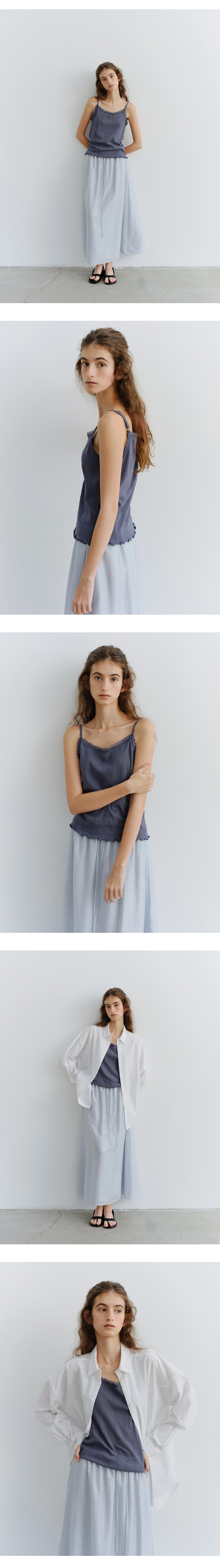 [김가훤 PICK!] [1차 리오더] Ruffle eyelet sleeveless_3colors