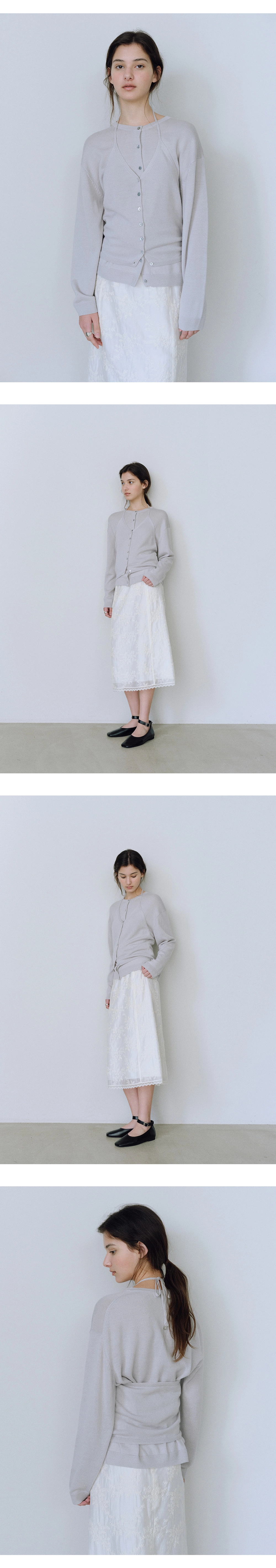 Monet halter neck knit top_3colors