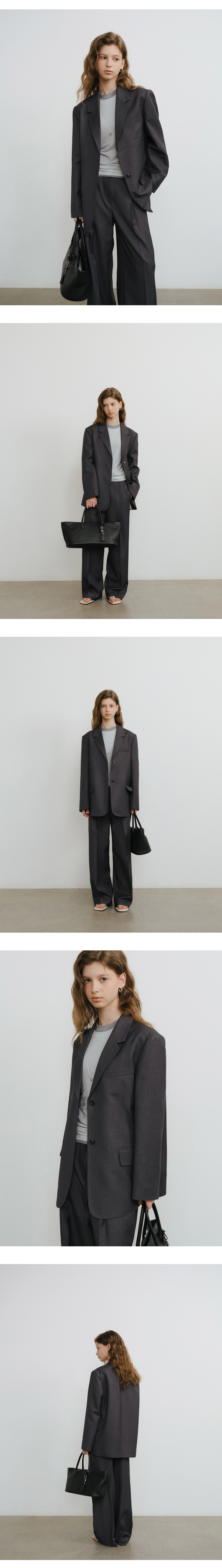 Peter single button jacket_2colors