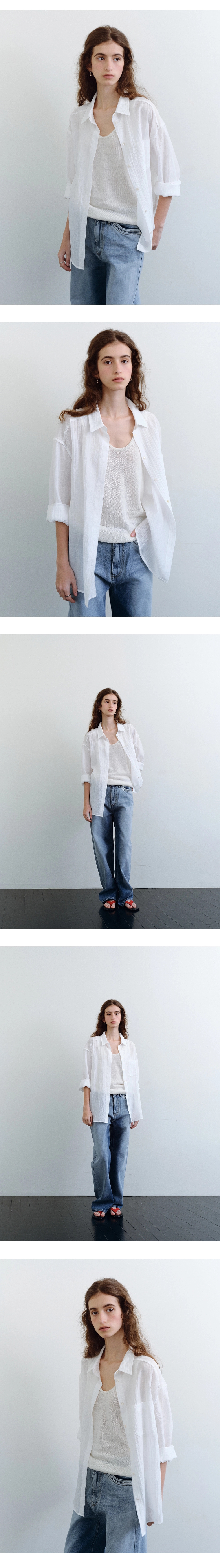 Sandy textured shirt_2colors