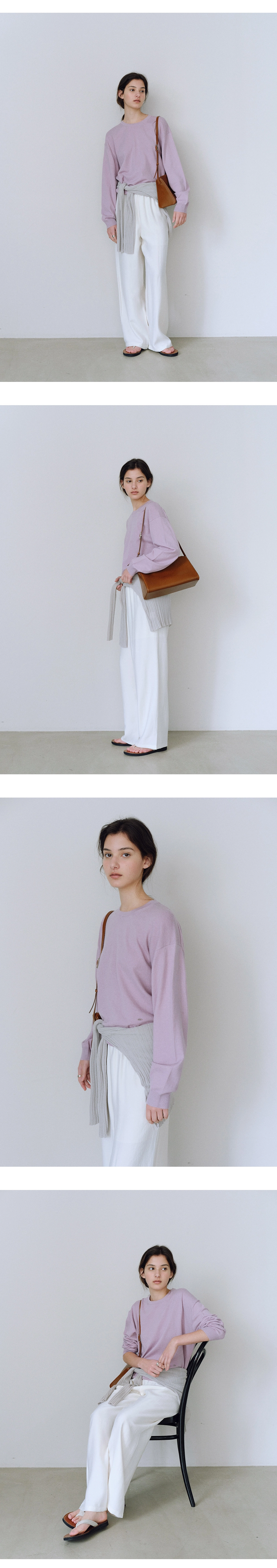 Washable round knit_4colors