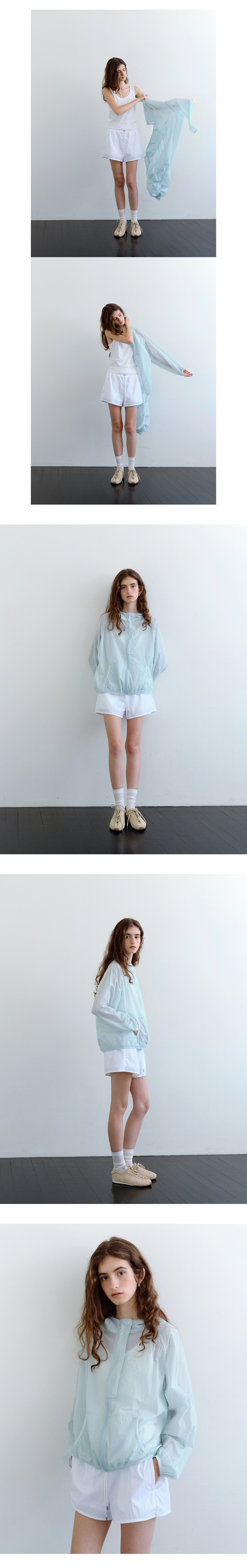 Nylon stopper shorts_2colors