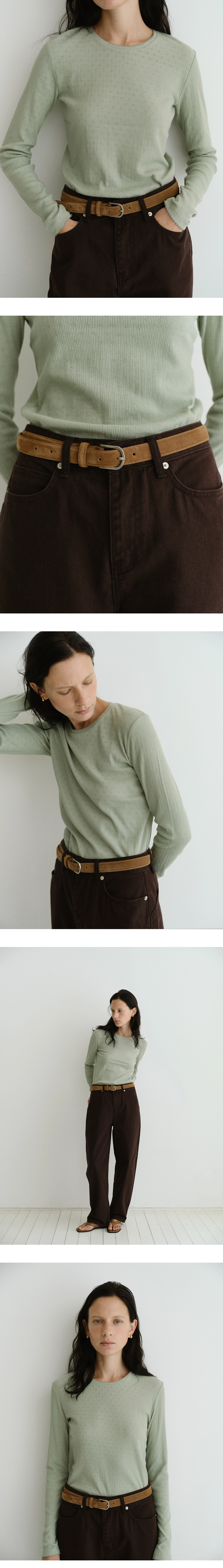 Suede belt_2colors