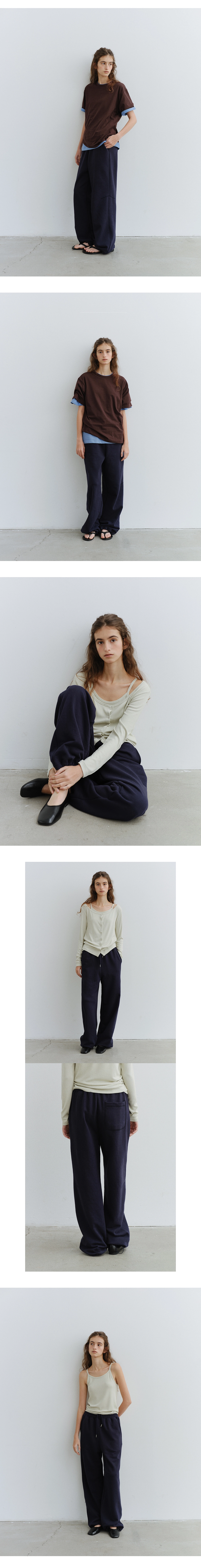 Play wide sweatpants_2colors