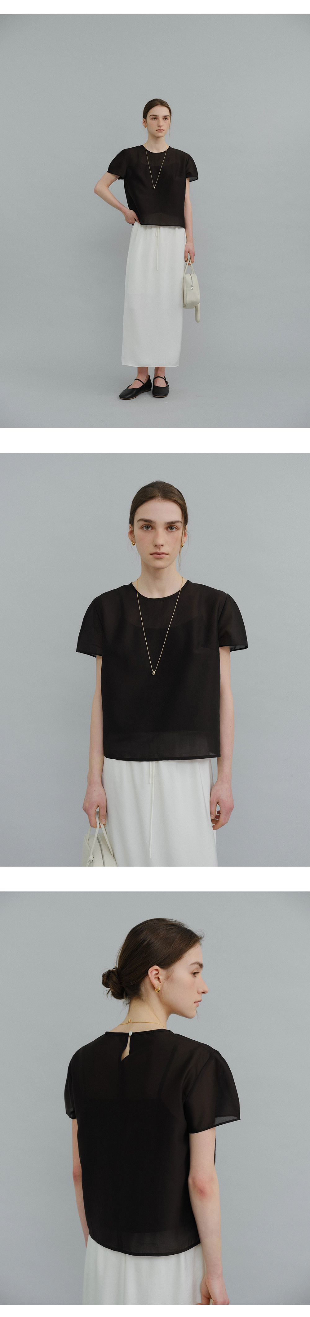 [사이즈 추가][주리 착용] Shimmer layered blouse set_3colors