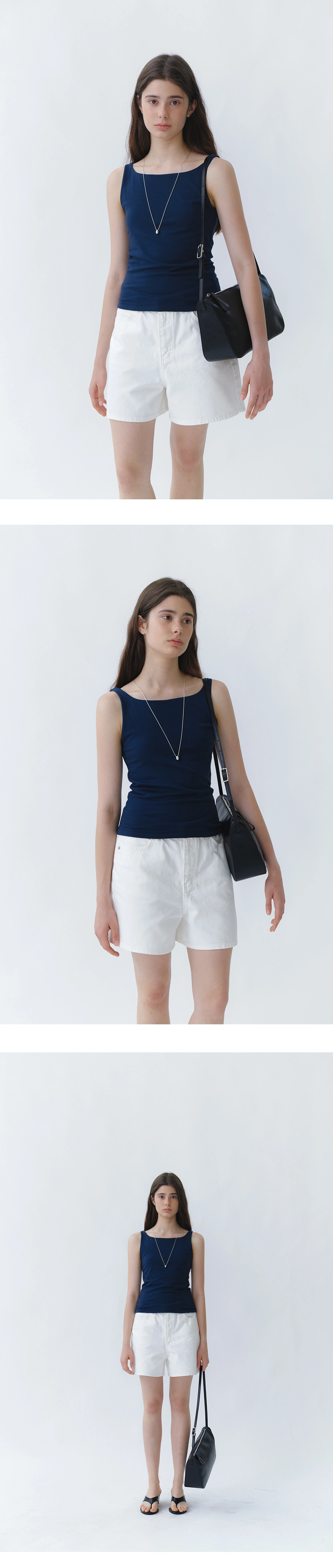 Mellow square sleeveless_4colors