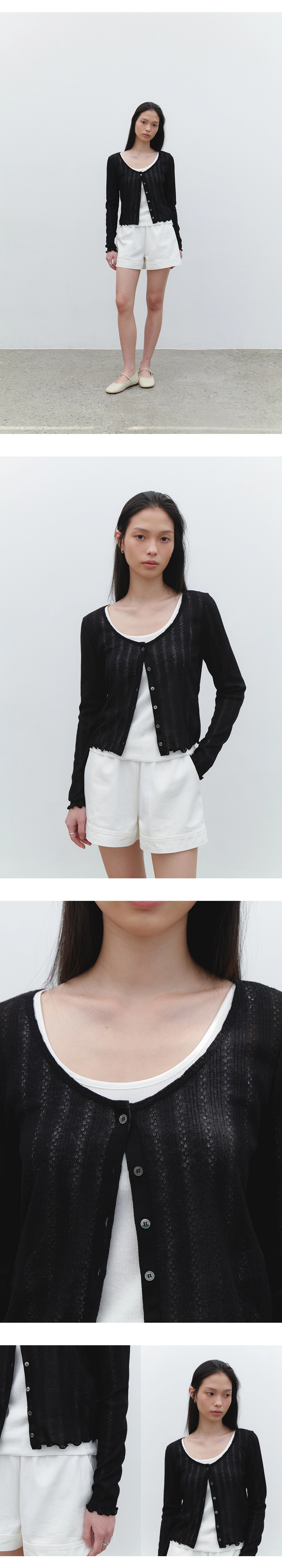 Blueming crop cardigan_3colors