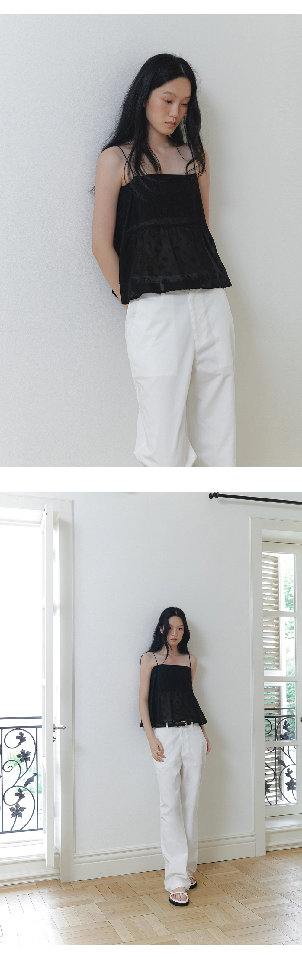 Benny cotton straight pants_3colors