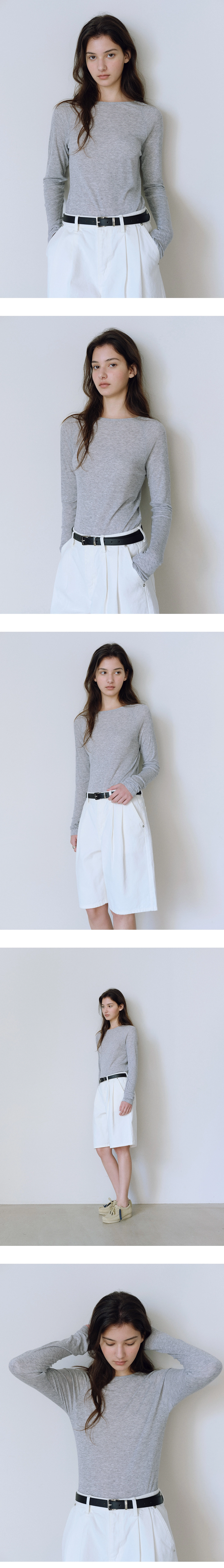 Modal raglan slim t-shirt_4colors