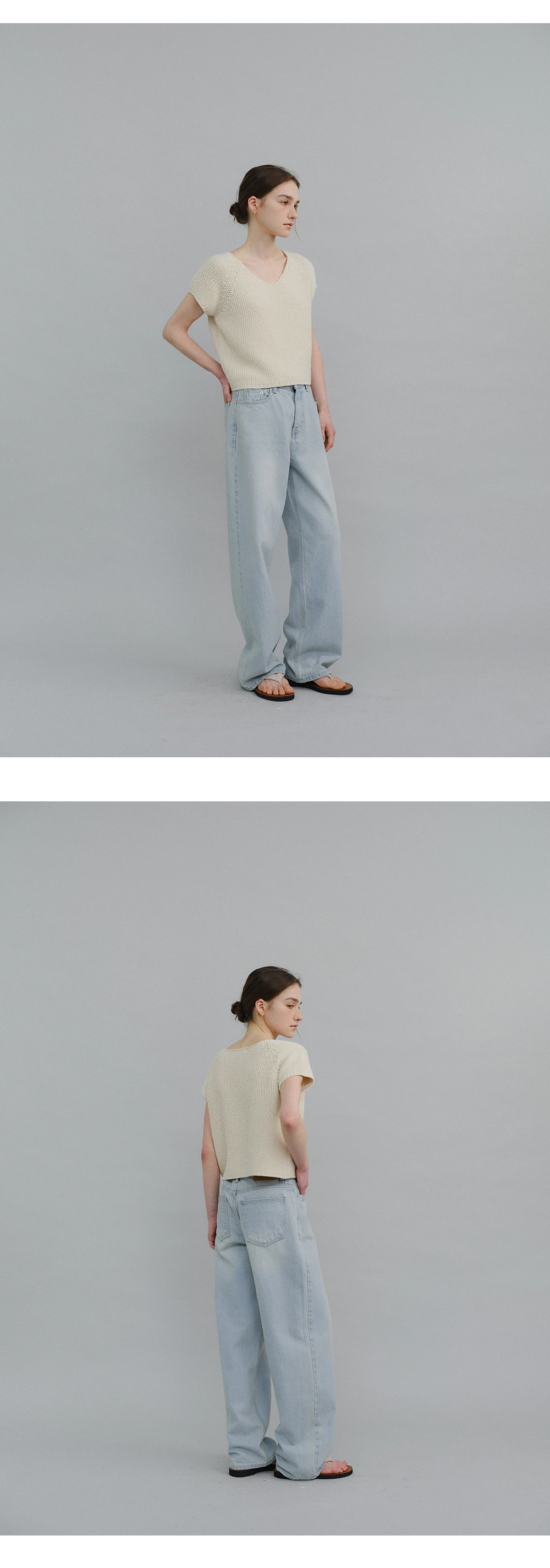 [29EDITION] Brooklyn wide denim pants