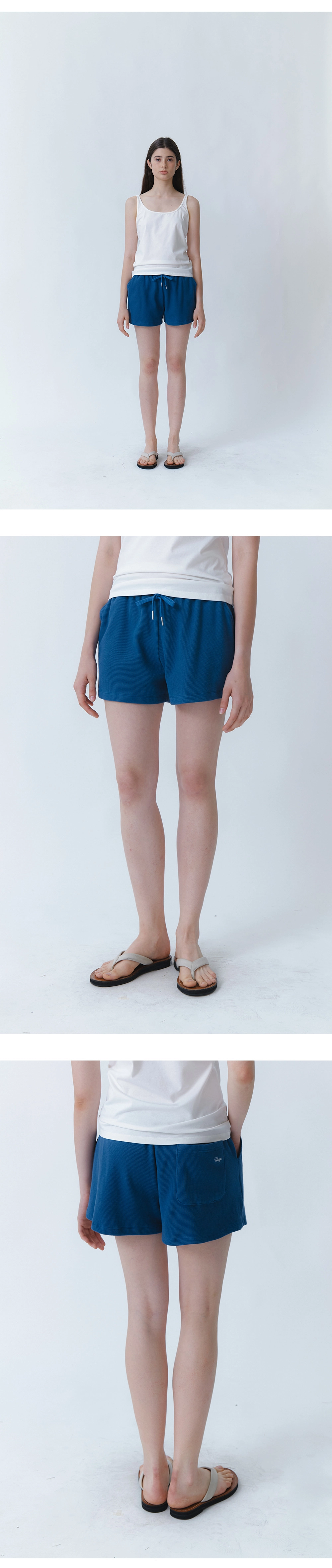 Waffle banding shorts_4colors