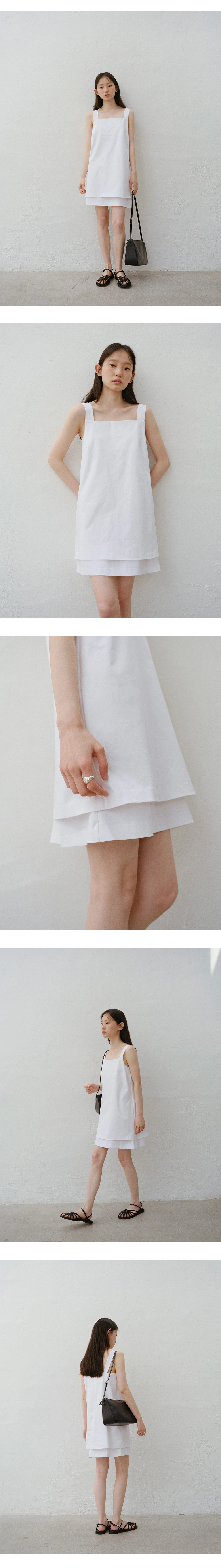 Dual sleeveless midi dress_2colors