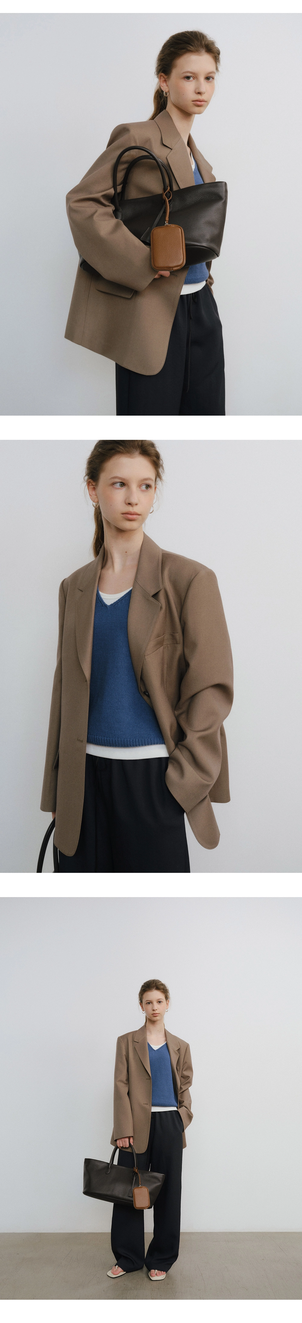 Peter single button jacket_2colors