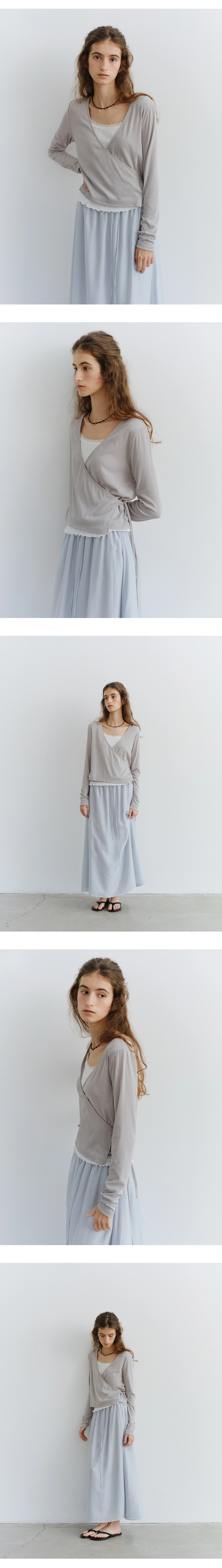 [김가훤 PICK!][1차 리오더] Ribbed wrap cardigan_3colors