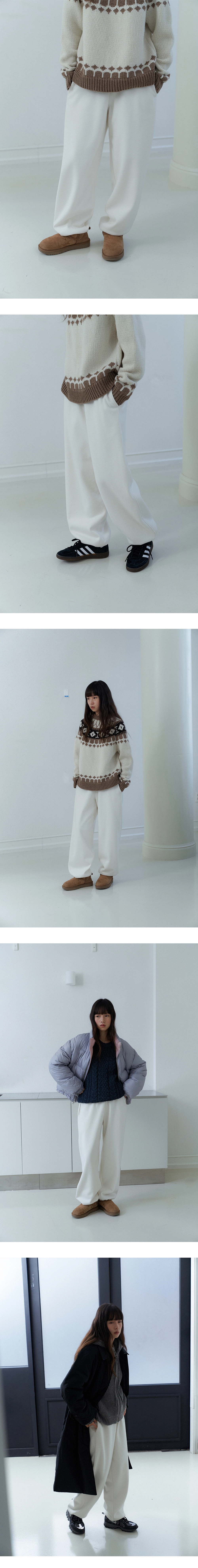 [컬러추가] Bloom mink banding pants_3colors