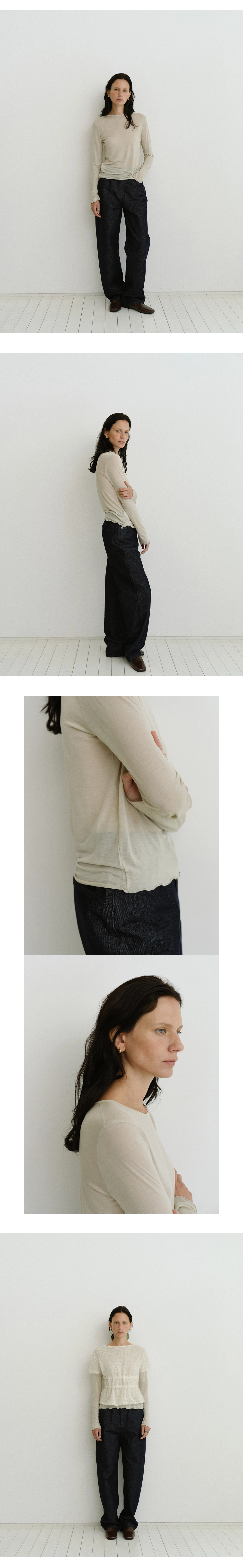 Sorbet tencel t-shirt_4colors