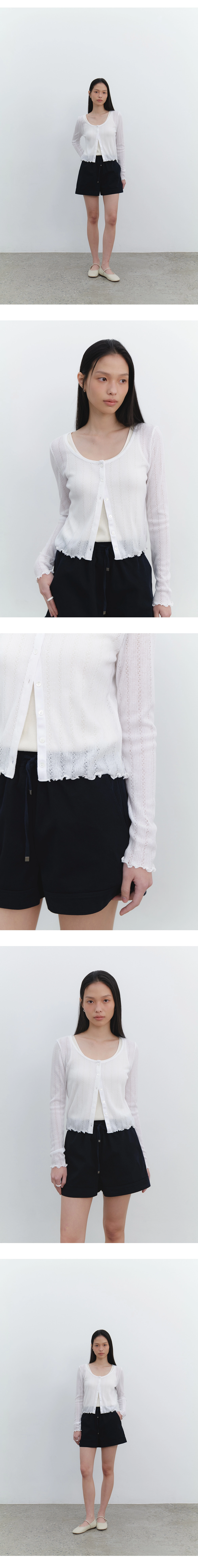 Blueming crop cardigan_3colors