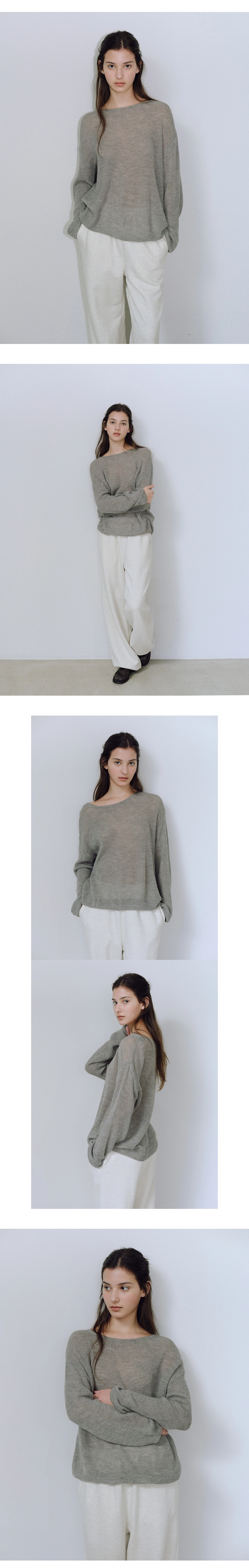 [1차 리오더] Lea wool boatneck knit_3colors