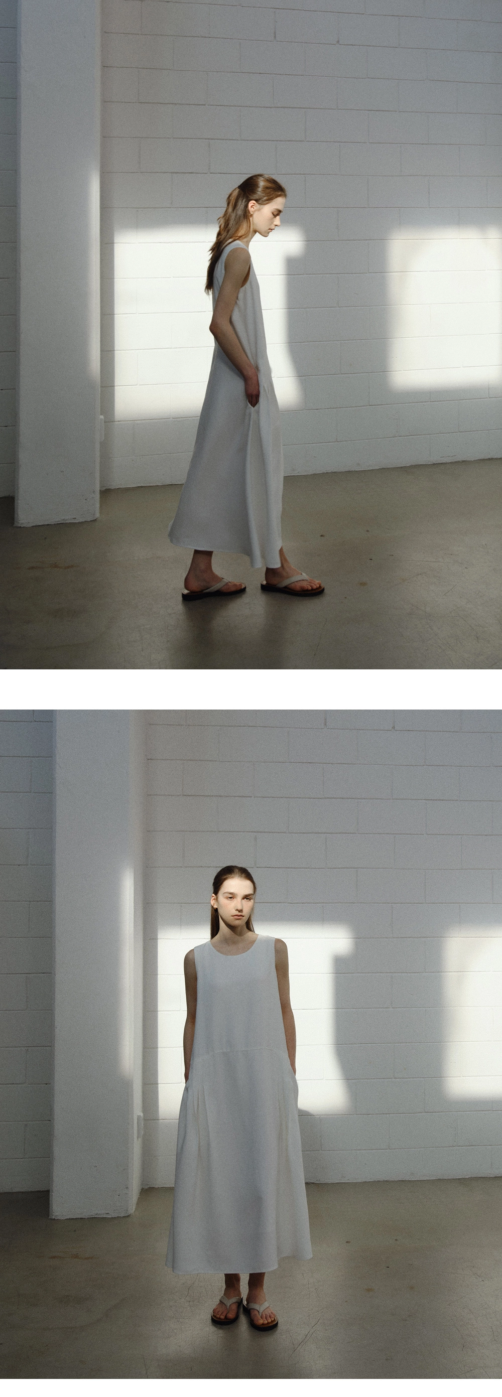 [연무드 착용] Anne sleeveless long dress_2colors