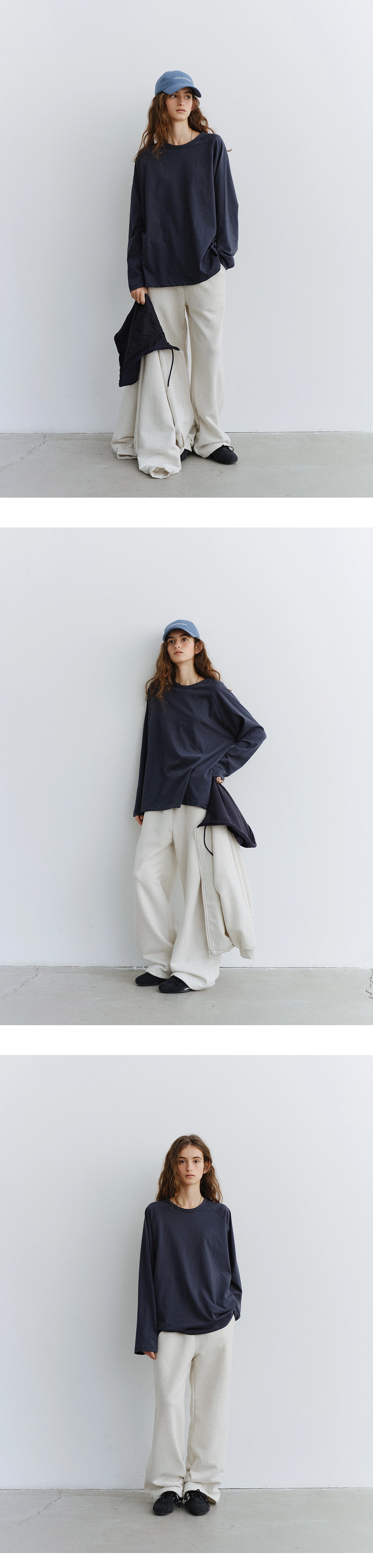 Play wide sweatpants_2colors
