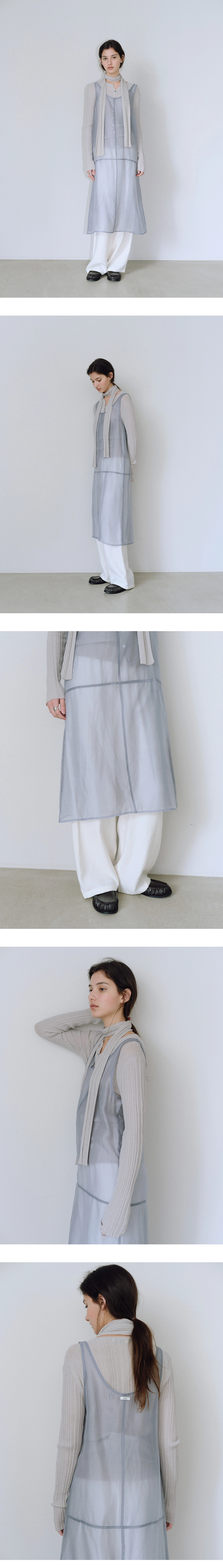 Cupra layered dress_2colors