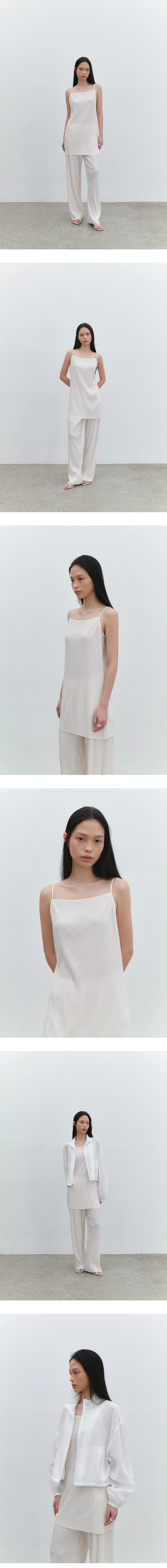 [주리, 유이수 착용] Pleats camisole dress_2colors