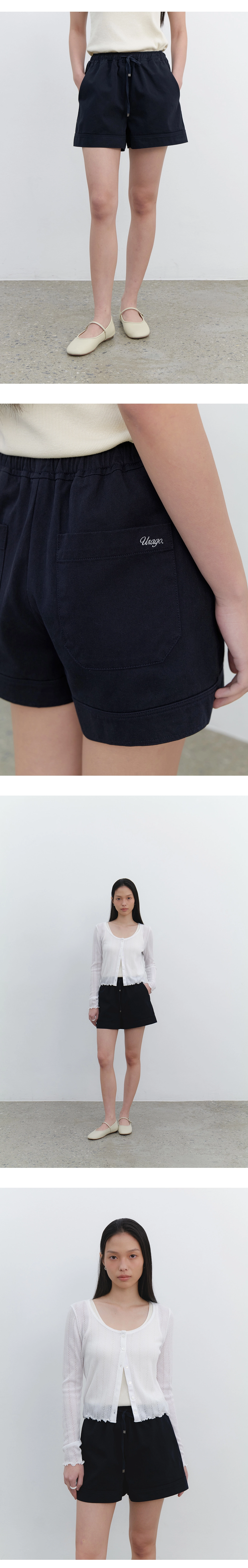 [주리, 박소령 착용] Cotton banding shorts_2colors