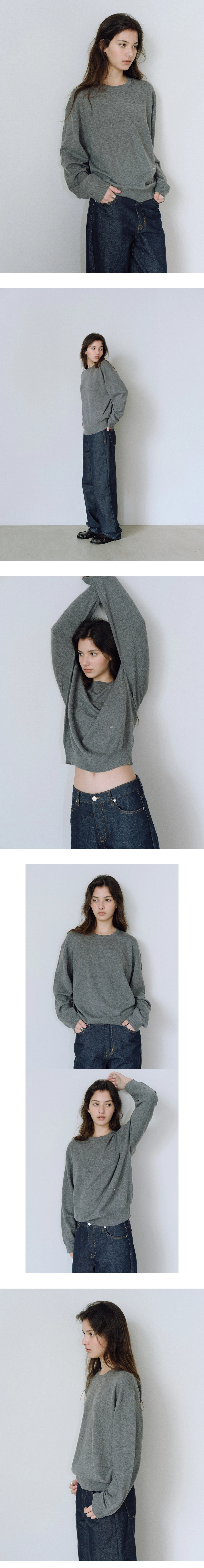Washable round knit_4colors