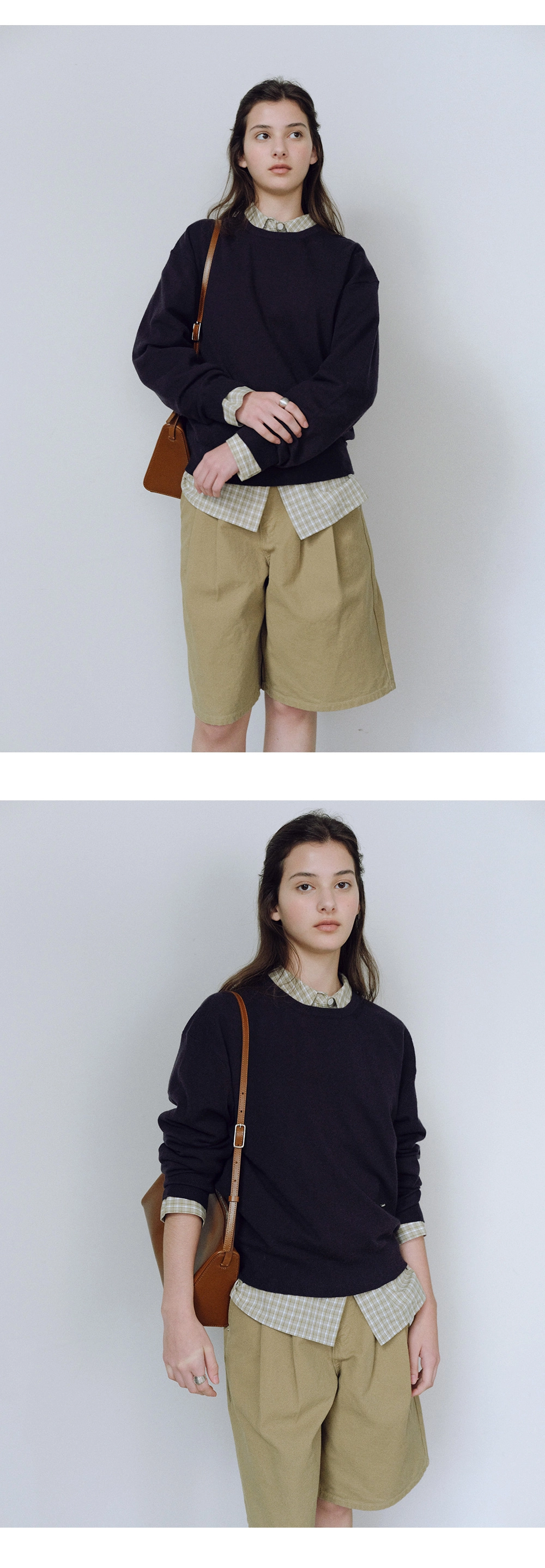 Two pocket check shirt_2colors
