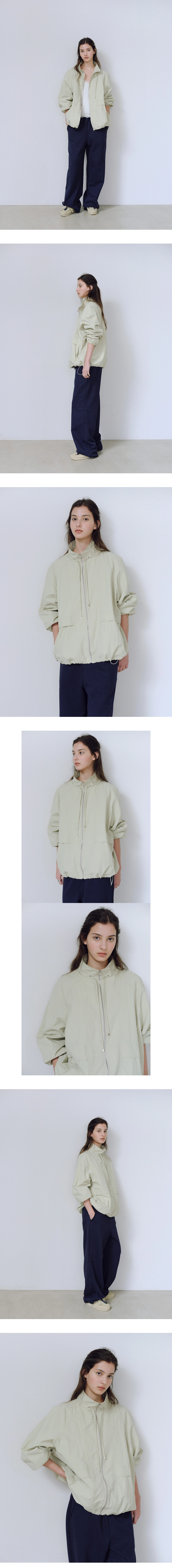 [1차 리오더] Nylon string high neck jumper_2colors