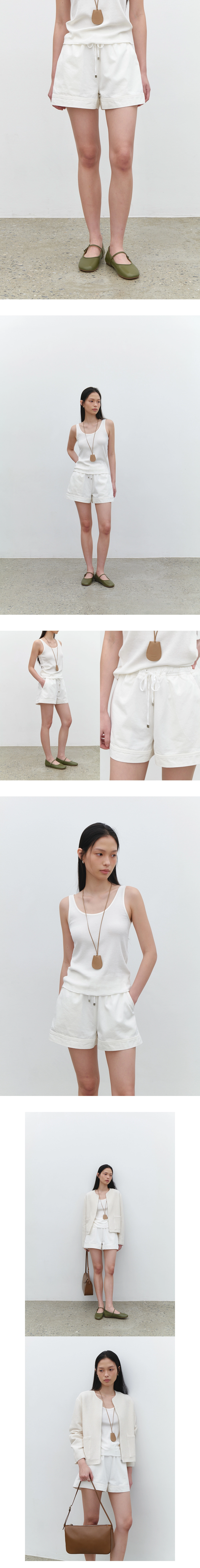 [주리, 박소령 착용] Cotton banding shorts_2colors