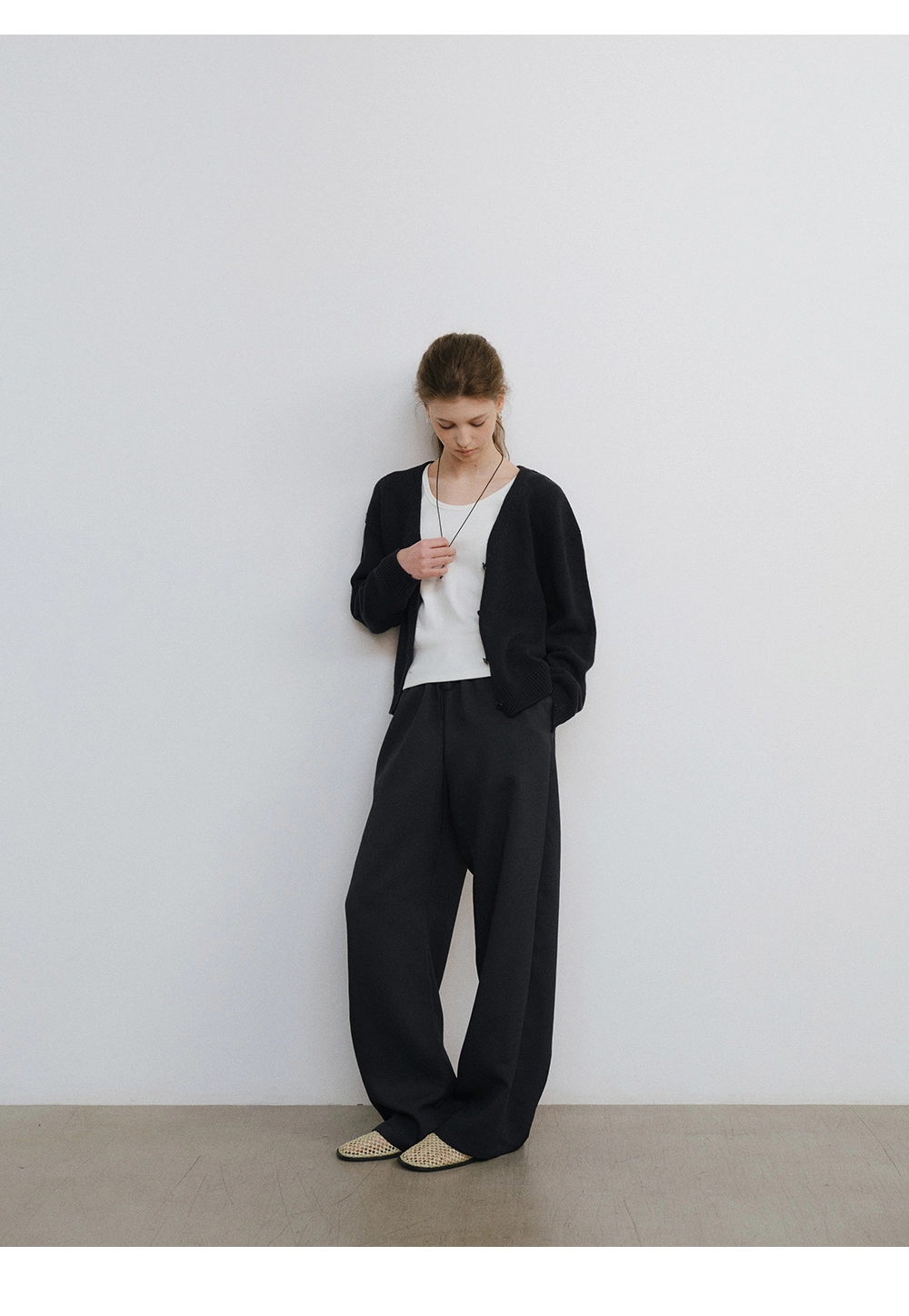 [유이수 착용] Wesley string pants_2colors