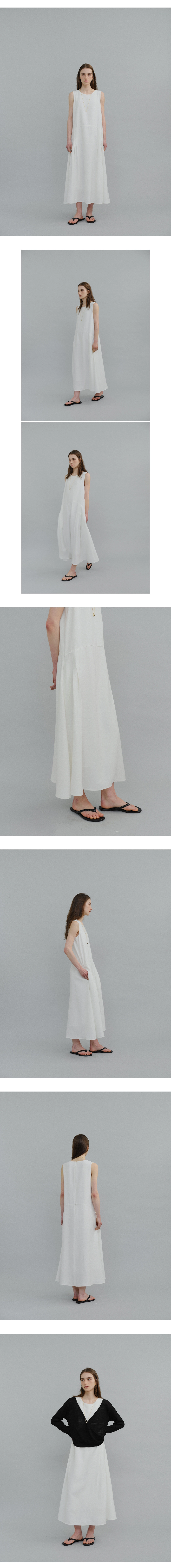 [연무드 착용] Anne sleeveless long dress_2colors