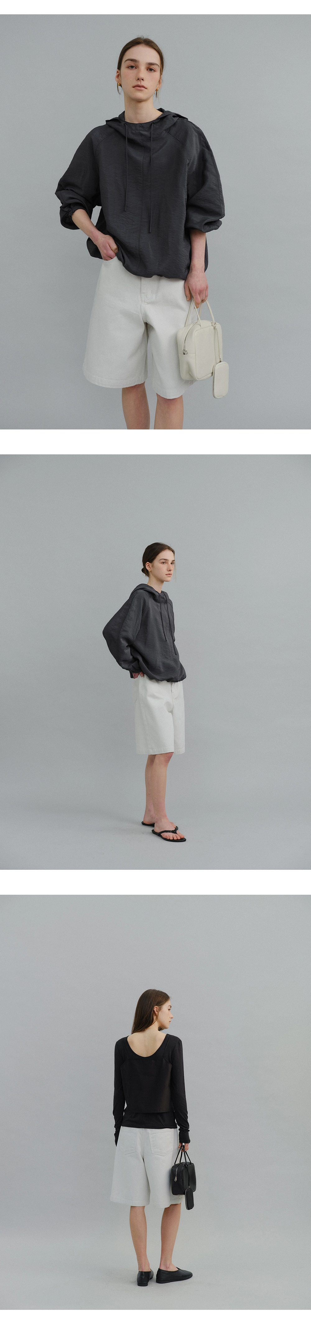 [29EDITION] Bermuda denim pants_2colors