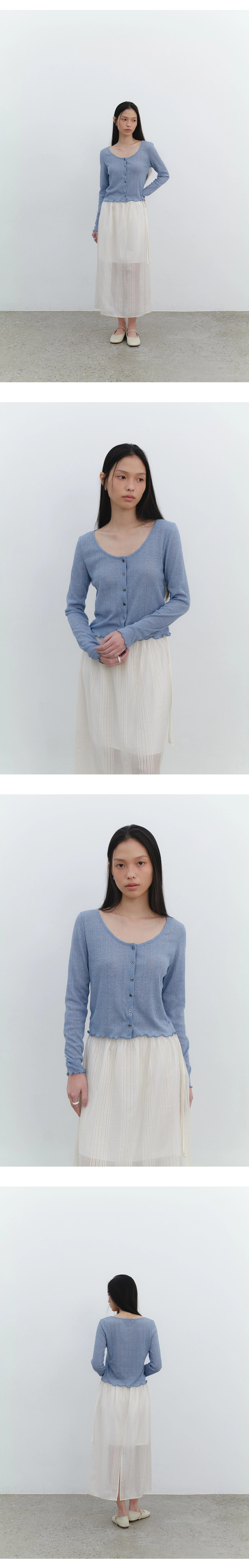Blueming crop cardigan_3colors
