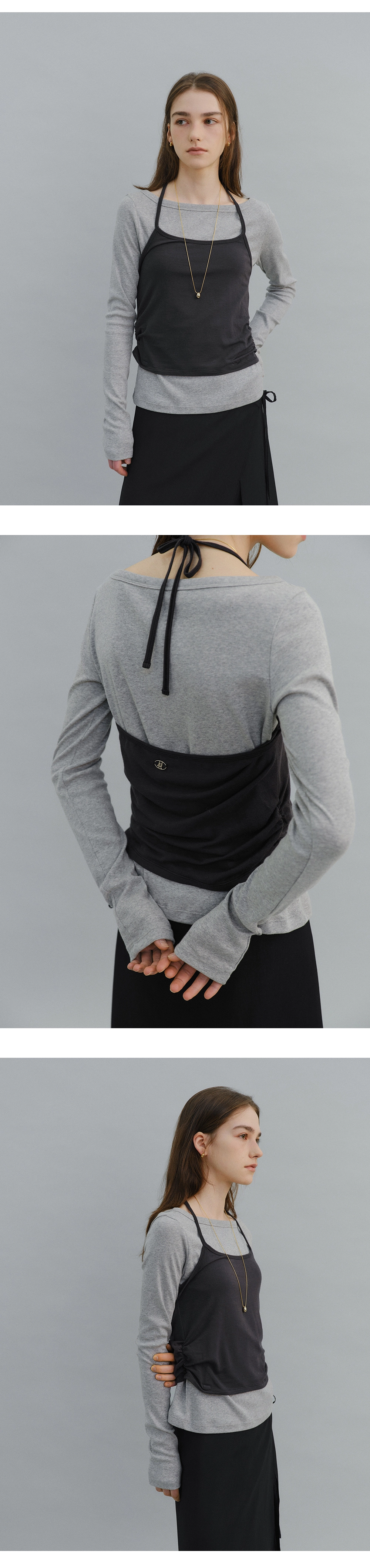 Soft boatneck t-shirt_4colors