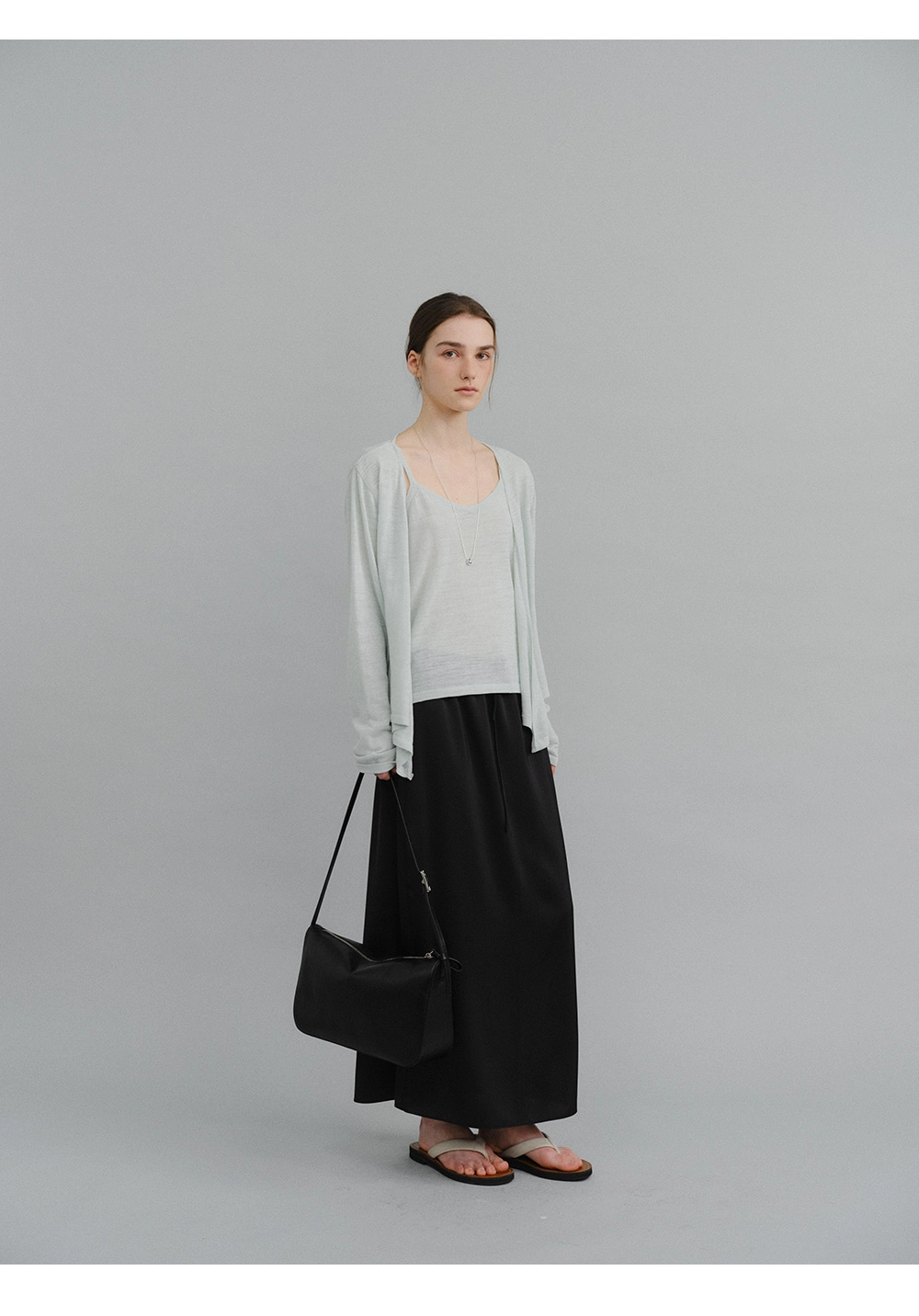 [3차 리오더] Silky drawstring skirt_2colors