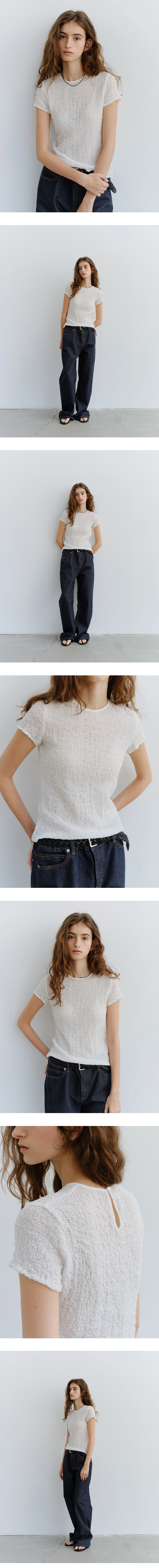 [김가훤 PICK!] Wrinkle short sleeve blouse_2colors