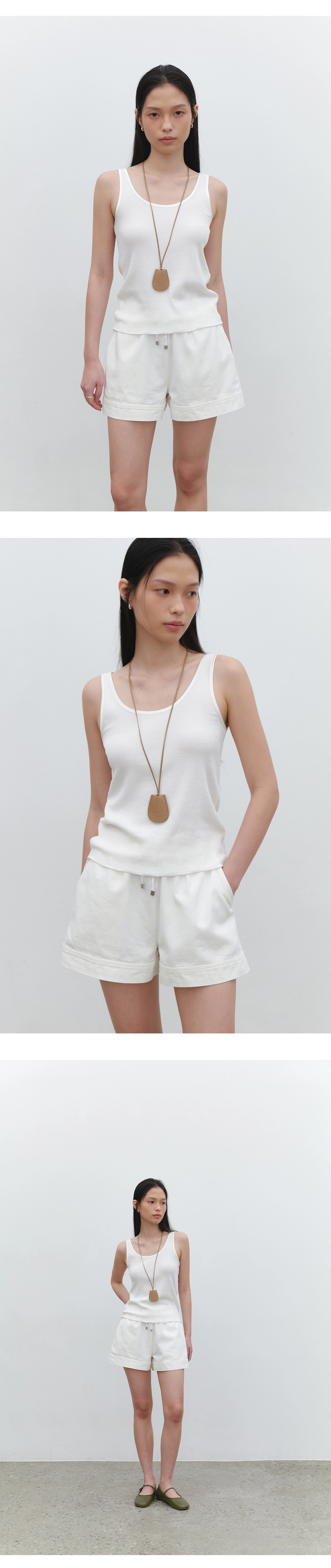 [주리, 박소령, 유이수, 서지연 착용] Binding ribbed sleeveless_4colors