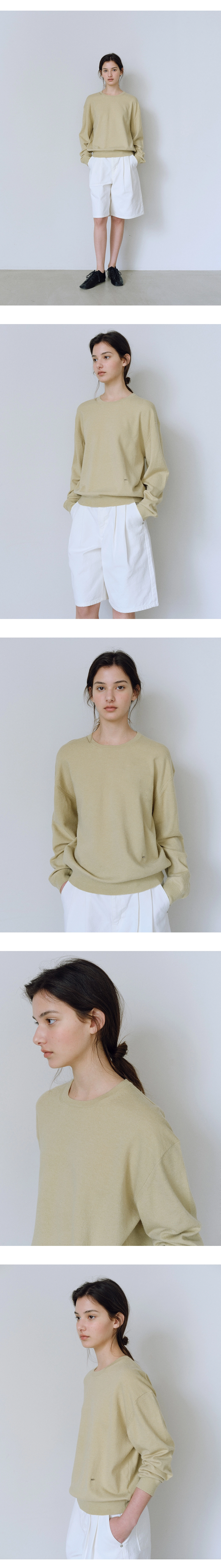 Washable round knit_4colors