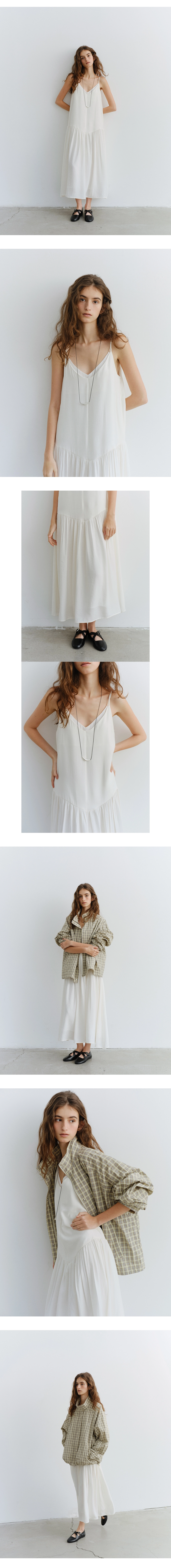 [1차 리오더] Layer sleeveless shirring dress_2colors