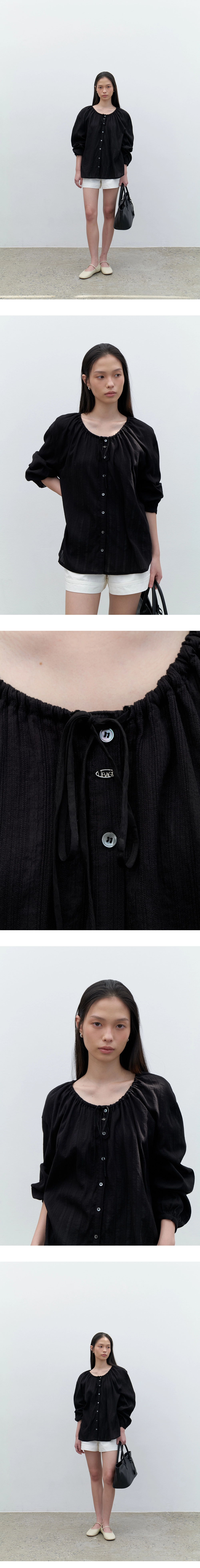 [주리 착용] Lilys string blouse_2colors