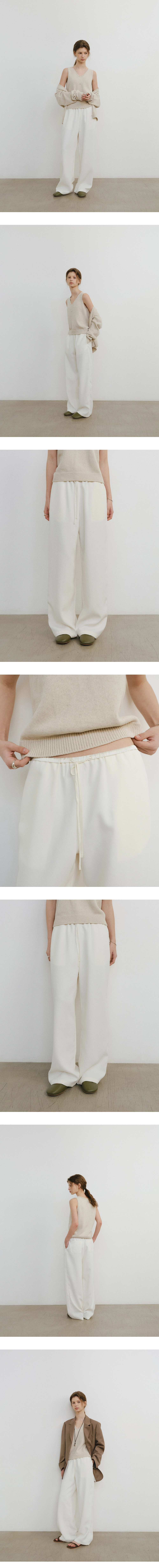 [유이수 착용] Wesley string pants_2colors