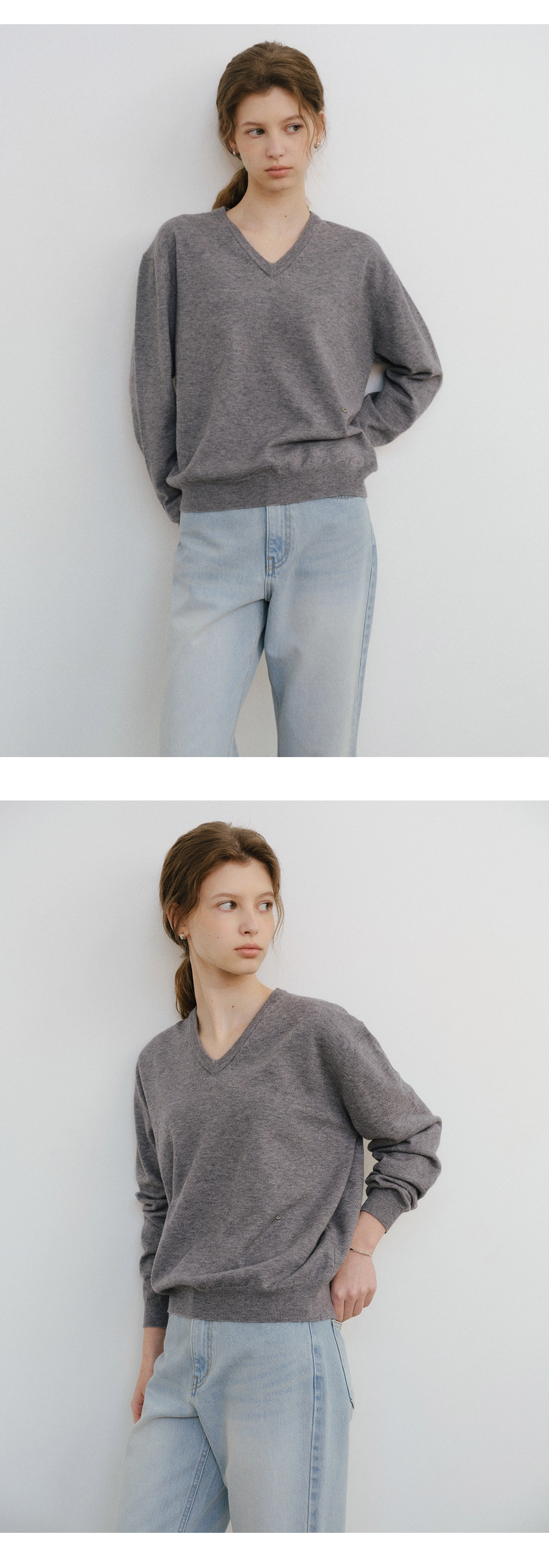 [9차 리오더][뉴컬러 추가] Washable V-neck knit_6colors