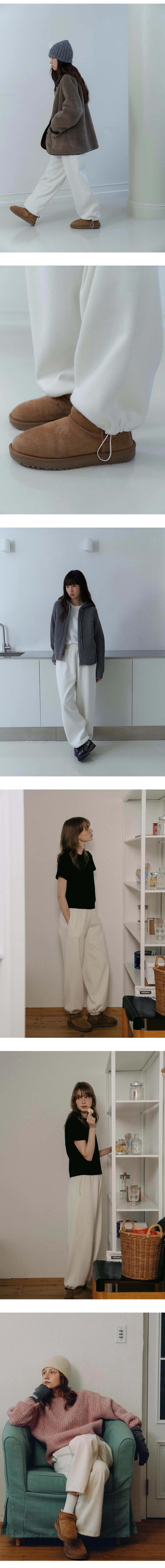 [컬러추가] Bloom mink banding pants_3colors