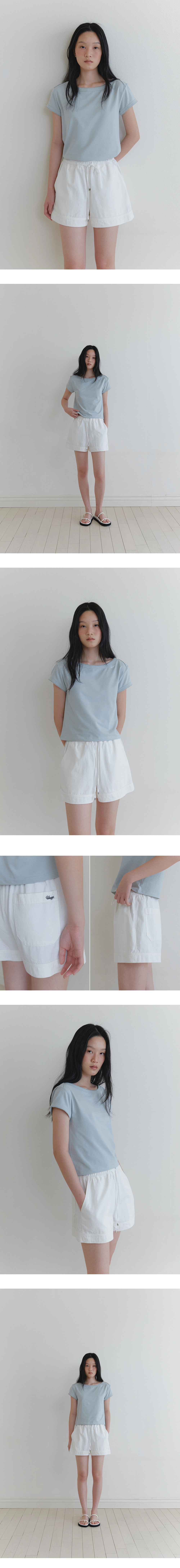 [주리, 박소령 착용] Cotton banding shorts_2colors